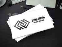 gold silver foil business cards